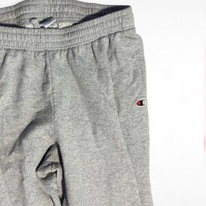 Champion Mens Gray Sweatpants - Logo Elastic Waist